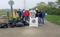 Click on this photo to learn more about the annual all volunteer cleanup and Lions Clubs.